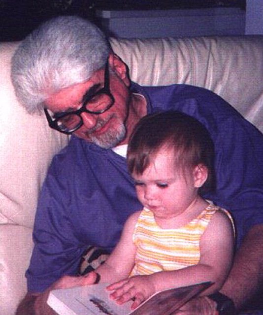 READING TO GRANDPA